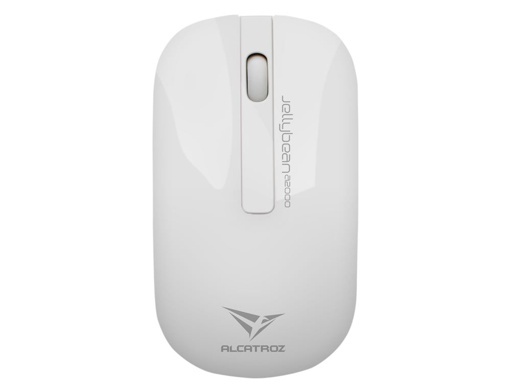 Alcatroz A2000 Jellybean Wireless Keyboard and Mouse Combo - White - RetroguySA