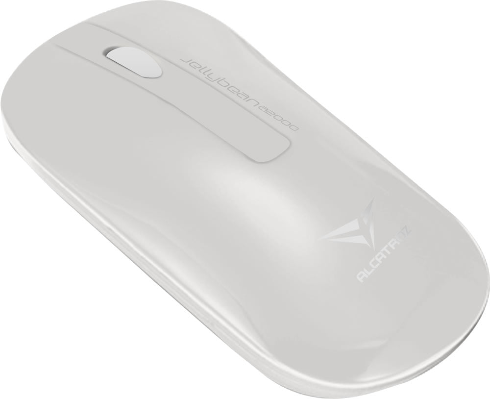 Alcatroz A2000 Jellybean Wireless Keyboard and Mouse Combo - White - RetroguySA
