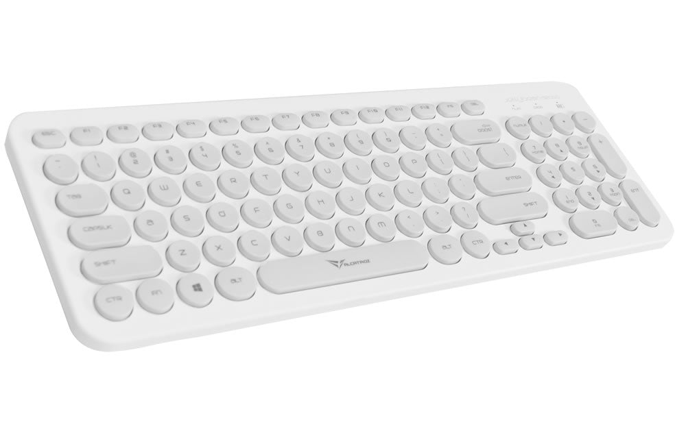 Alcatroz A2000 Jellybean Wireless Keyboard and Mouse Combo - White - RetroguySA