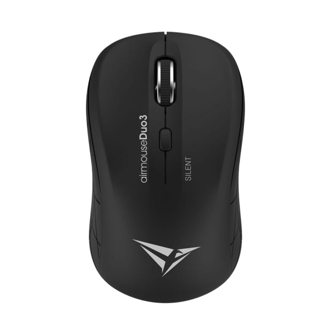 Alcatroz Airmouse Duo 3 Silent Wireless and Bluetooth Mouse - Black - RetroguySA