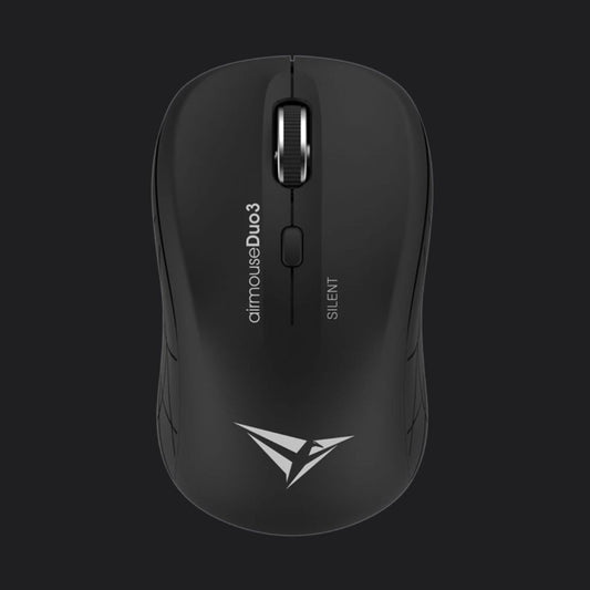 Alcatroz Airmouse Duo 3 Silent Wireless and Bluetooth Mouse - Black - RetroguySA