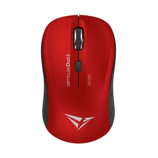 Alcatroz Airmouse Duo 3 Silent Wireless and Bluetooth Mouse - Black/Red - RetroguySA