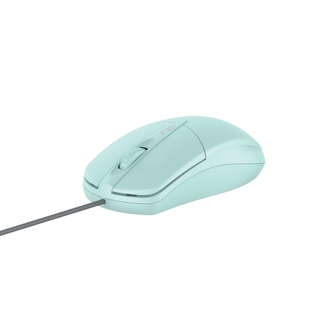 Alcatroz Asic 2 High Resolution Optical Wired Mouse - Mint - RetroguySA