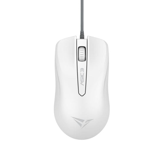 Alcatroz Asic 3 (2021 Edition) Optical Wired Mouse - White - RetroguySA
