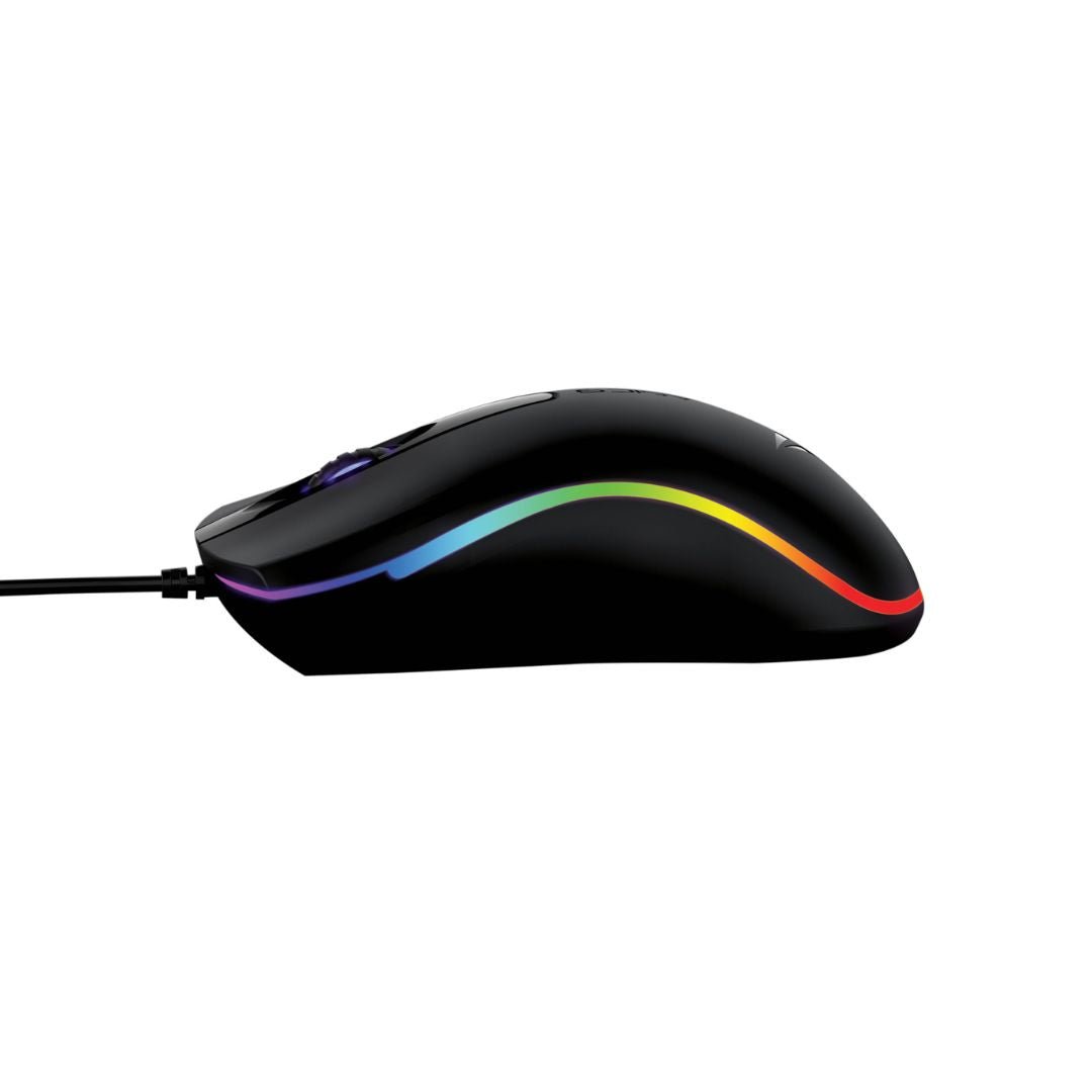 Alcatroz Asic 9 RGB FX Wired USB Mouse - Black - RetroguySA