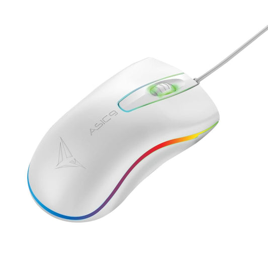 Alcatroz Asic 9 RGB FX Wired USB Mouse - White - RetroguySA