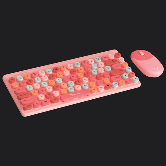 Alcatroz JellyBean A3000 Wireless and Bluetooth Combo - Crayon Pink - RetroguySA