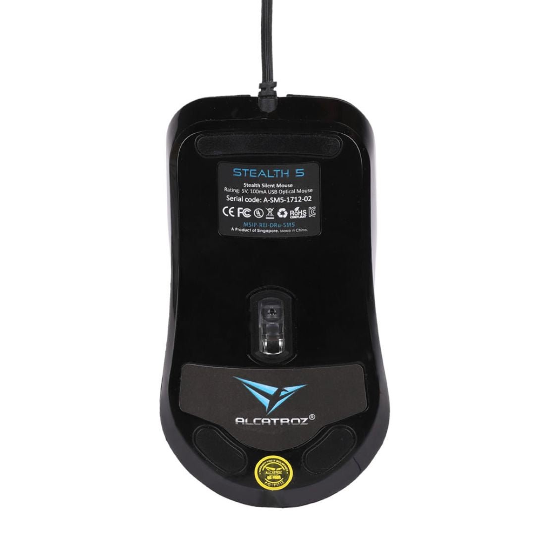 Alcatroz Stealth 5 USB Mouse - Metallic Red - RetroguySA