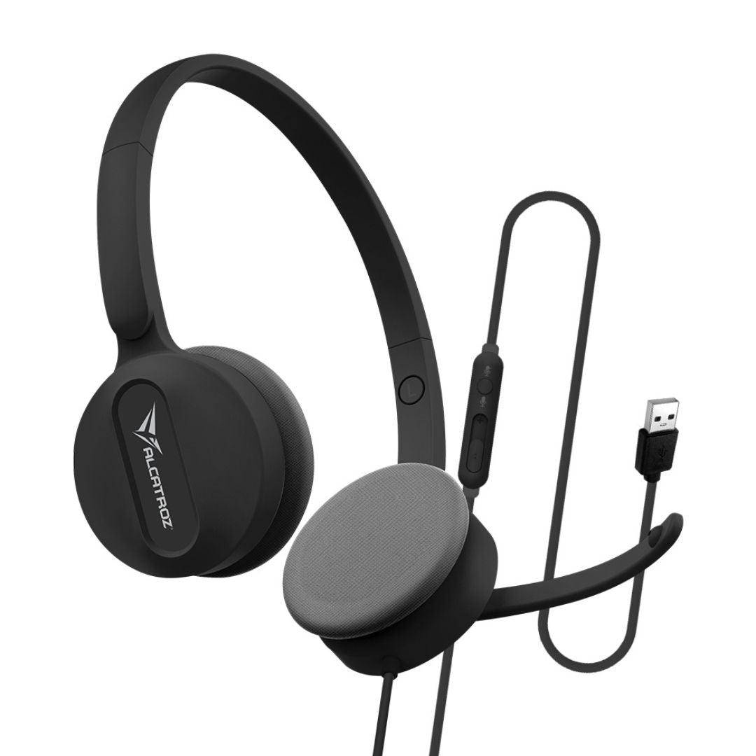 Alcatroz XP 3U USB Headset with Mic - Black - RetroguySA
