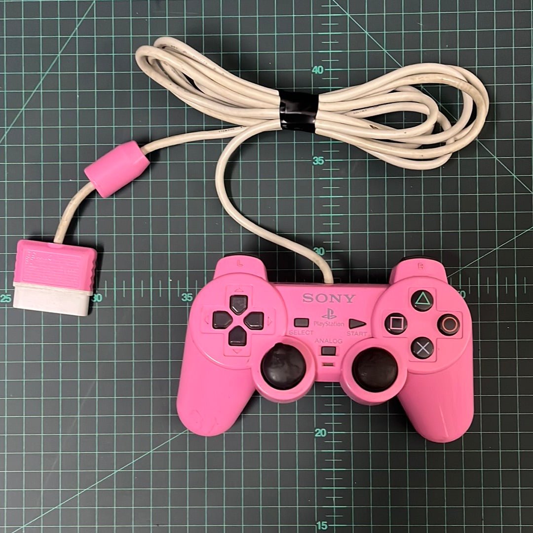 Analog Controller | Pink | Playstation 2 | PS2 | Accessories - RetroguySA
