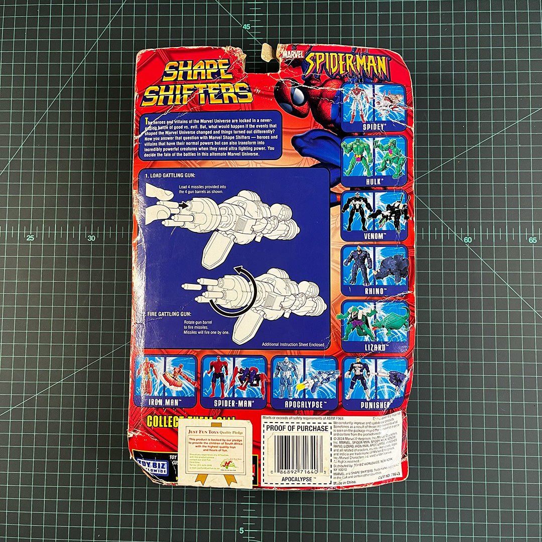 Apocalypse | Spiderman Shape Shifters | 2004 | Toy Biz | Figurine | Collectible | Toy | New Sealed - RetroguySA