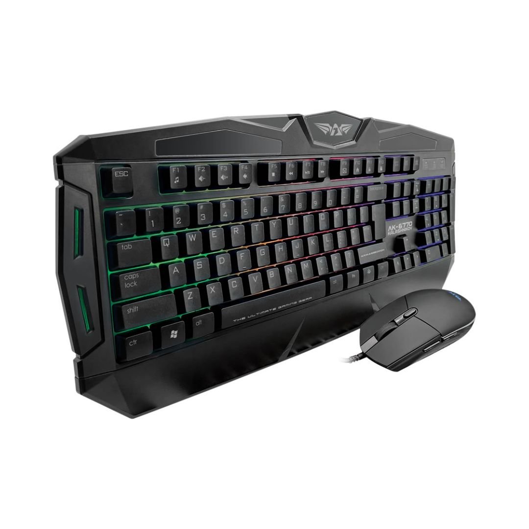 Armaggeddon AK - 6770 Kalashikov Gaming Keyboard and Mouse - RetroguySA