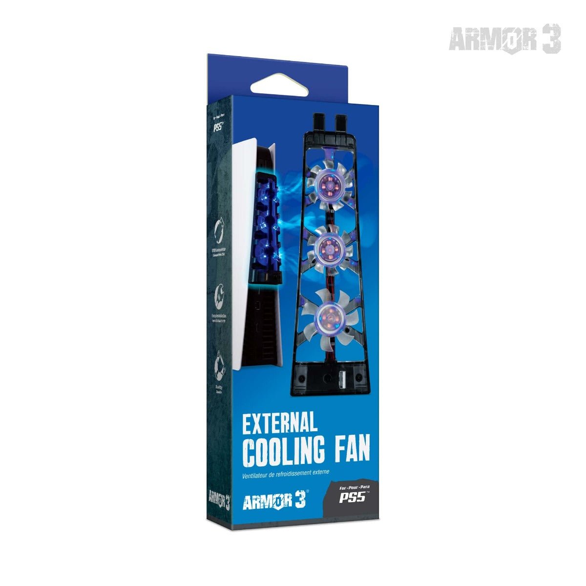 Armor3 External Cooling Fan for PS5 - RetroguySA