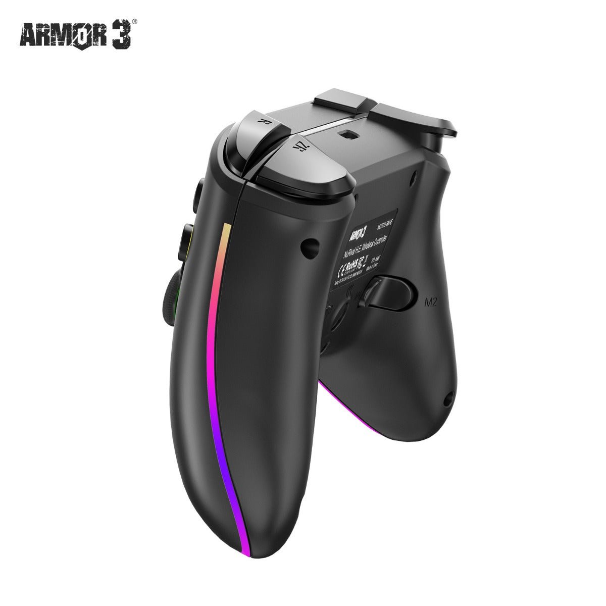 Armor3 NuRival Wireless Hall Effect Stick Game Controller For Switch - Black - RetroguySA