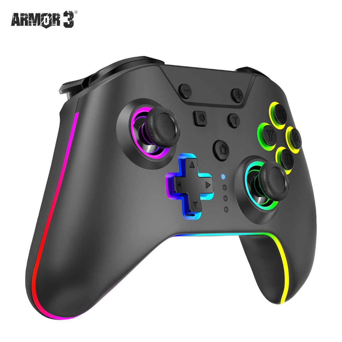 Armor3 NuRival Wireless Hall Effect Stick Game Controller For Switch - Black - RetroguySA