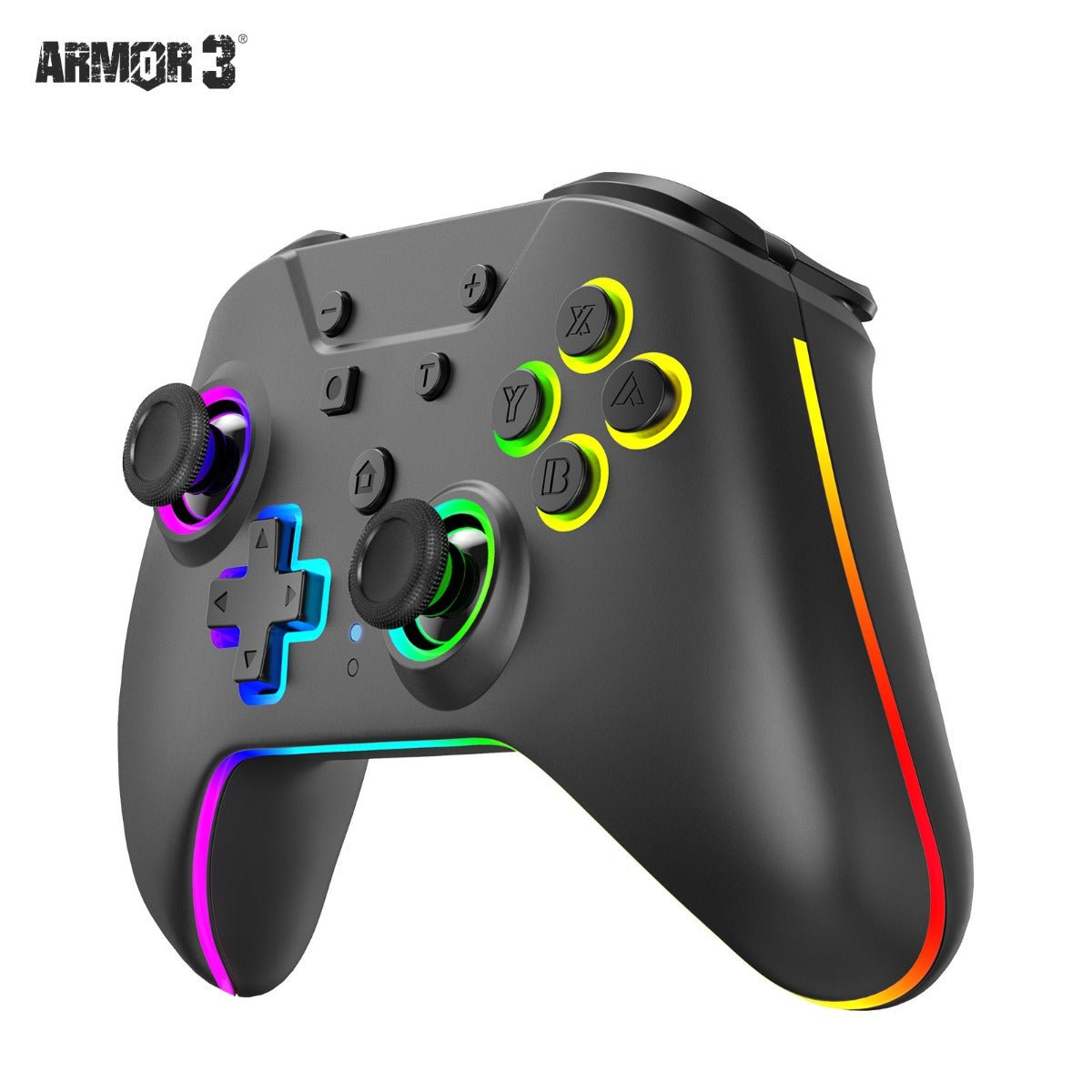 Armor3 NuRival Wireless Hall Effect Stick Game Controller For Switch - Black - RetroguySA