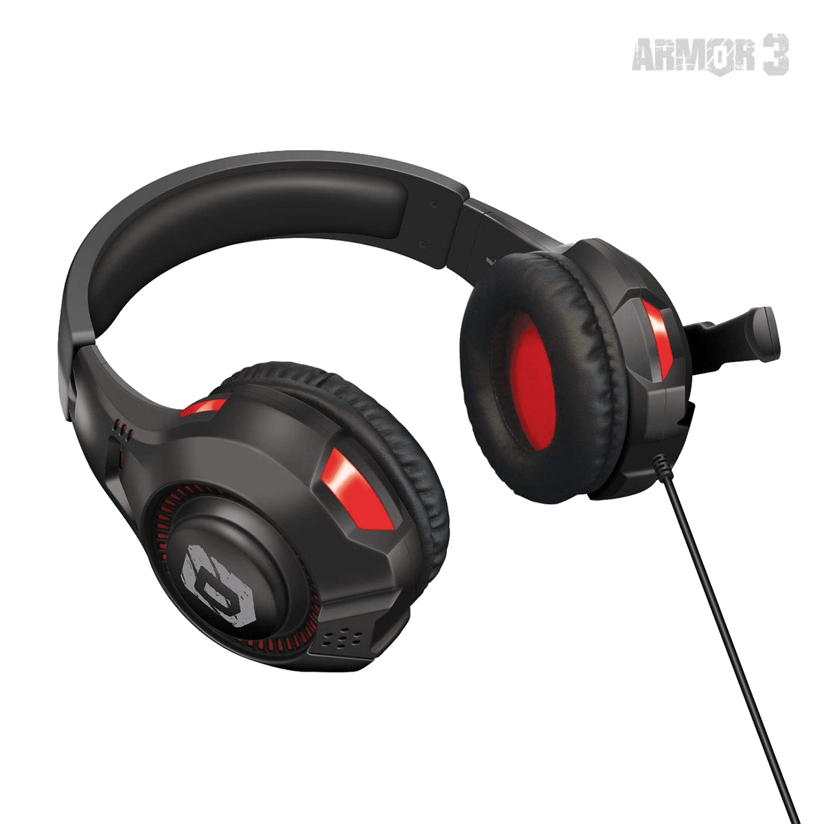 Armor3 SoundTac Universal Gaming Headset - Red - RetroguySA