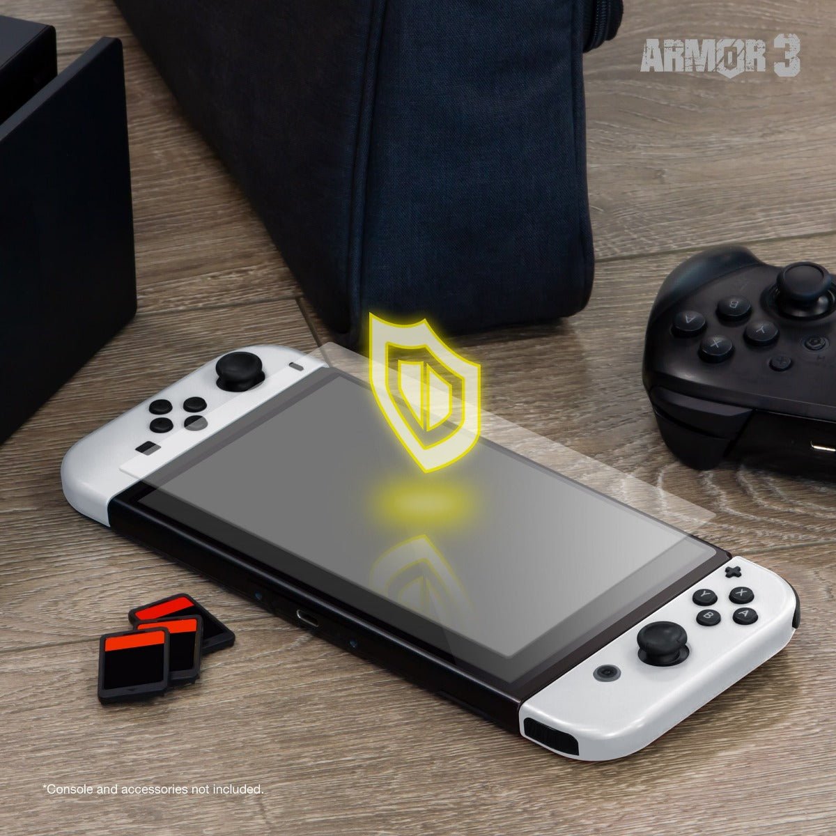 Armor3 Tempered Glass Screen Protector For Nintendo Switch OLED - RetroguySA