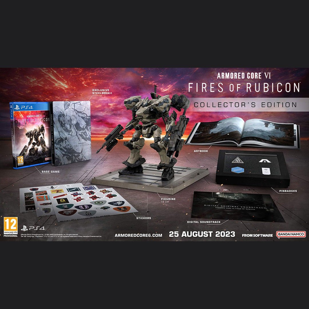 Armored Core VI Fires Of Rubicon: Collector's Edition | PS4 | Playstation 4 - RetroguySA