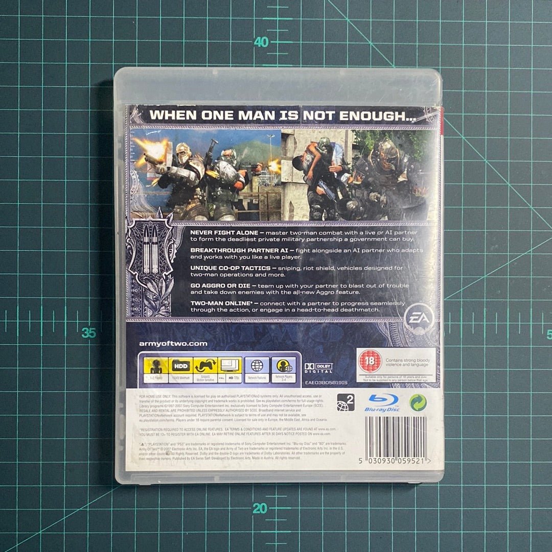 Army of Two | PlayStation 3 | PS3 | Used Game | No Manual - RetroguySA