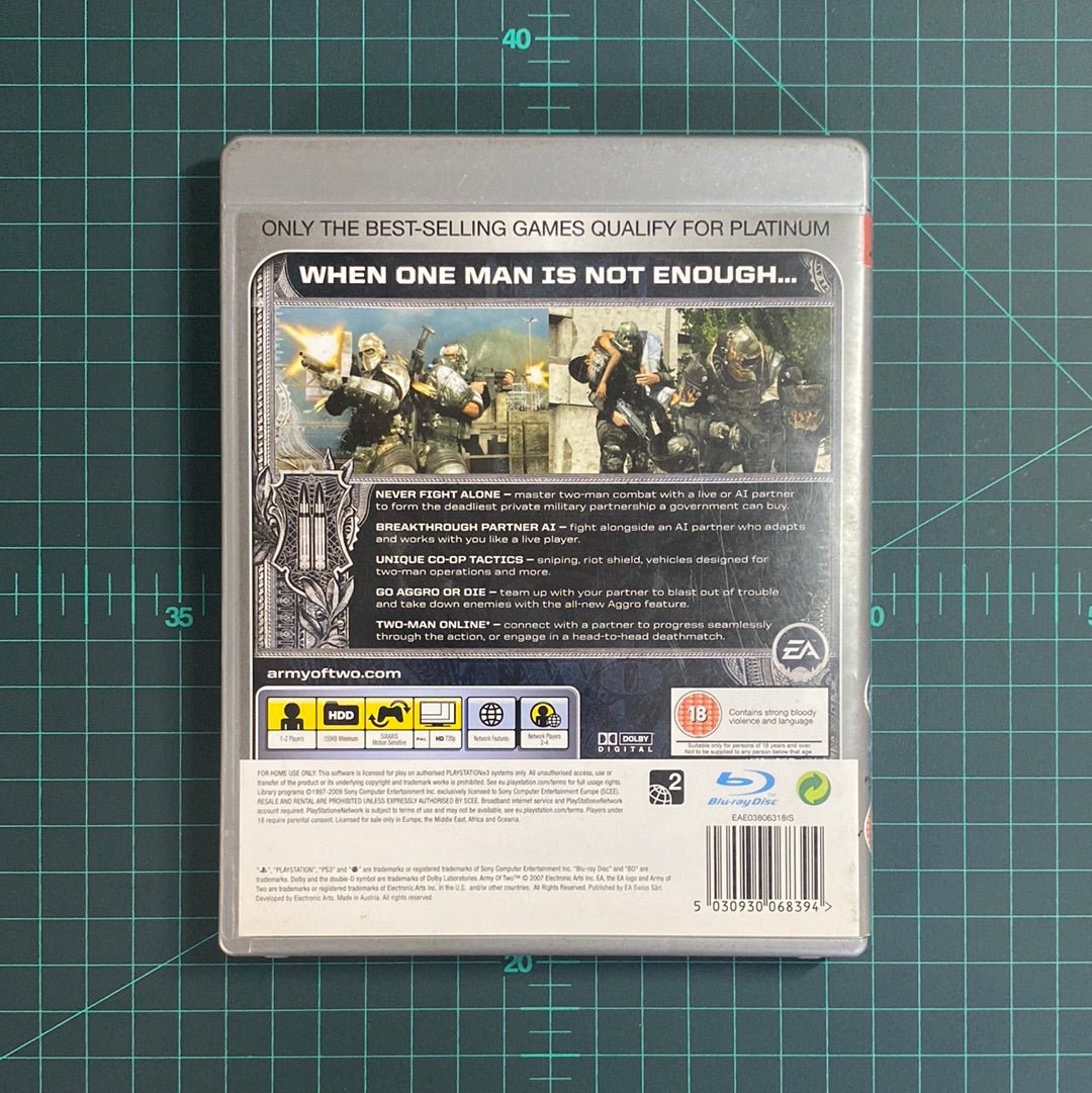 Army of Two | PS3 | Playstation 3 | Platinum | Used Game - RetroguySA