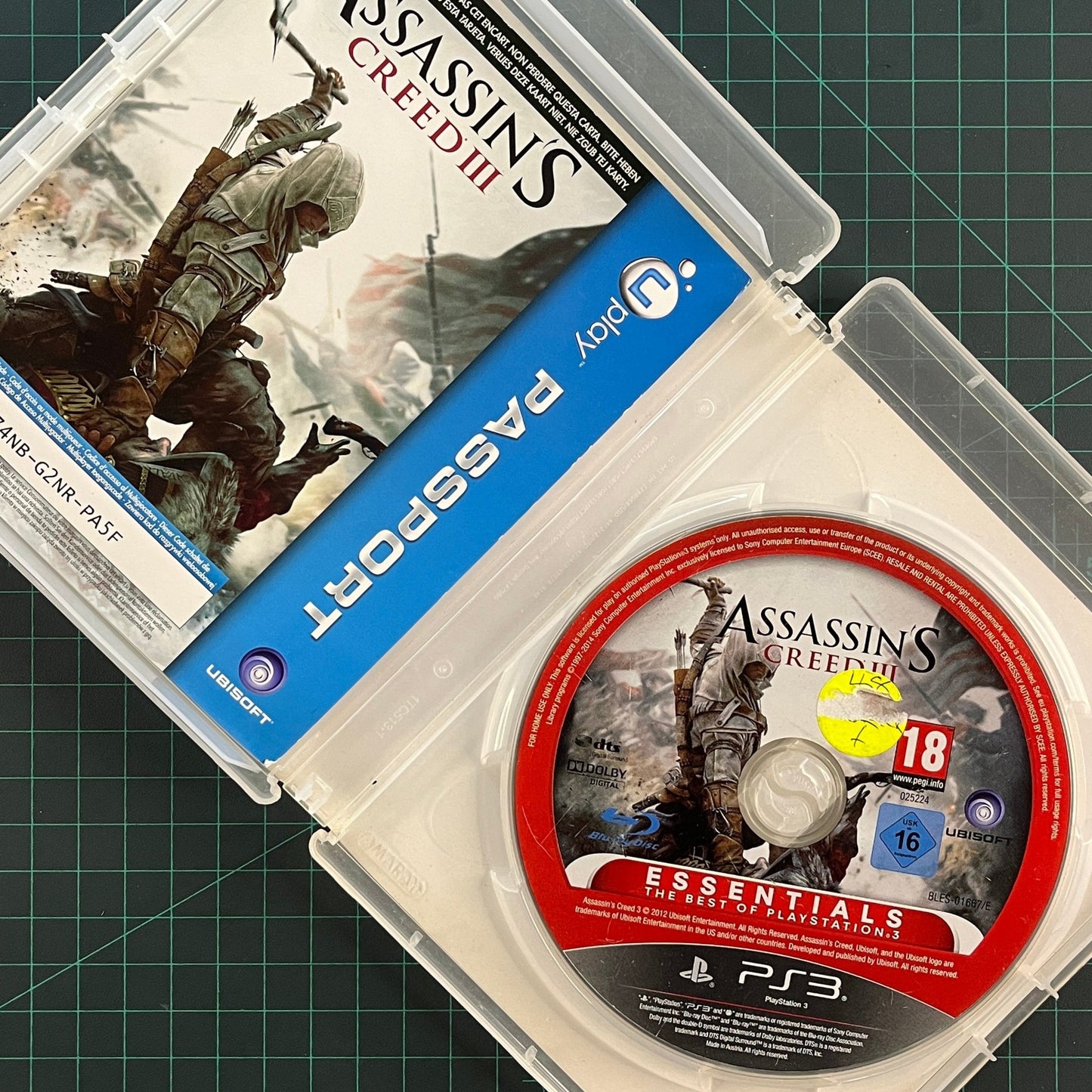 Assassin's Creed III | Essentials | PS3 | PlayStation 3 | Used Game | No Manual - RetroguySA
