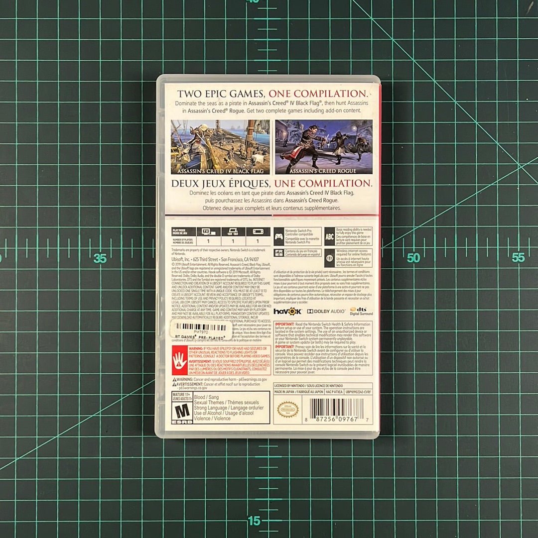 Assassin's Creed: The Rebel Collection | Nintendo Switch | Used Game - RetroguySA