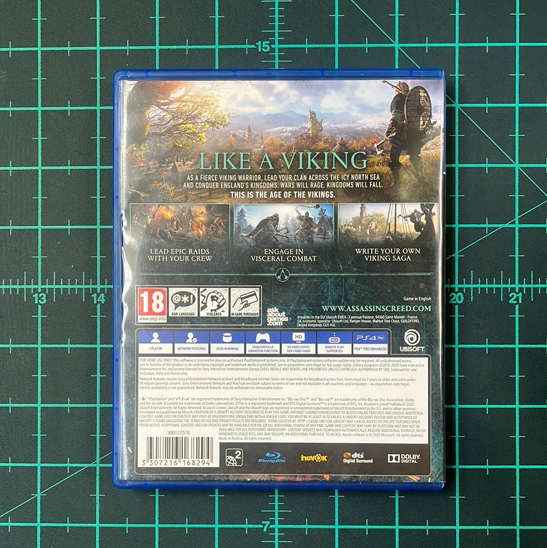 Assassin's Creed Valhalla | Playstation 4 | PS4 | Used Game - RetroguySA