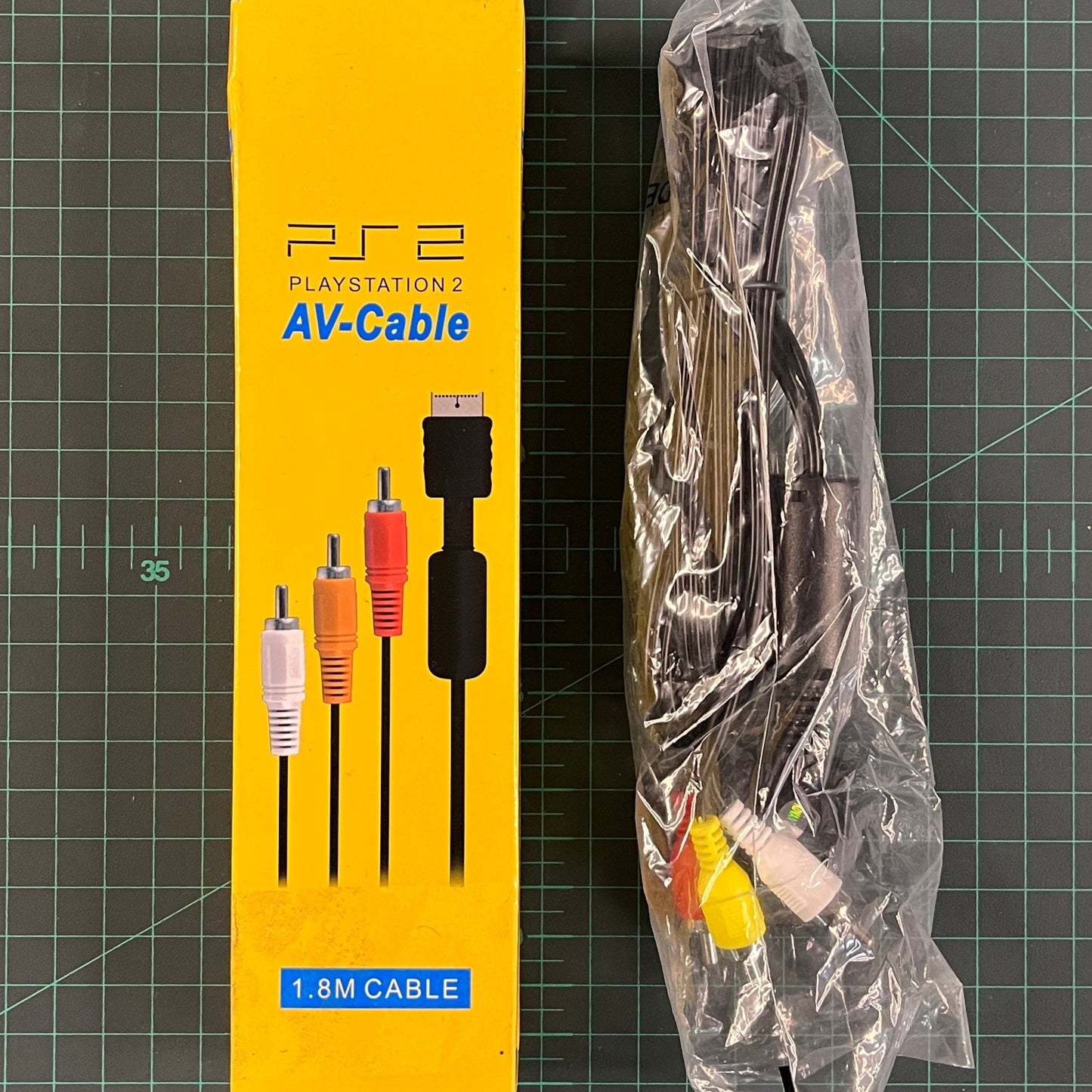 AV Cable | Generic 3rd Party | PS2 | Playstation 2 | New Accessories - RetroguySA