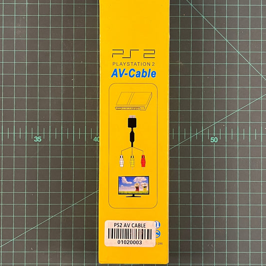 AV Cable | Generic 3rd Party | PS2 | Playstation 2 | New Accessories - RetroguySA
