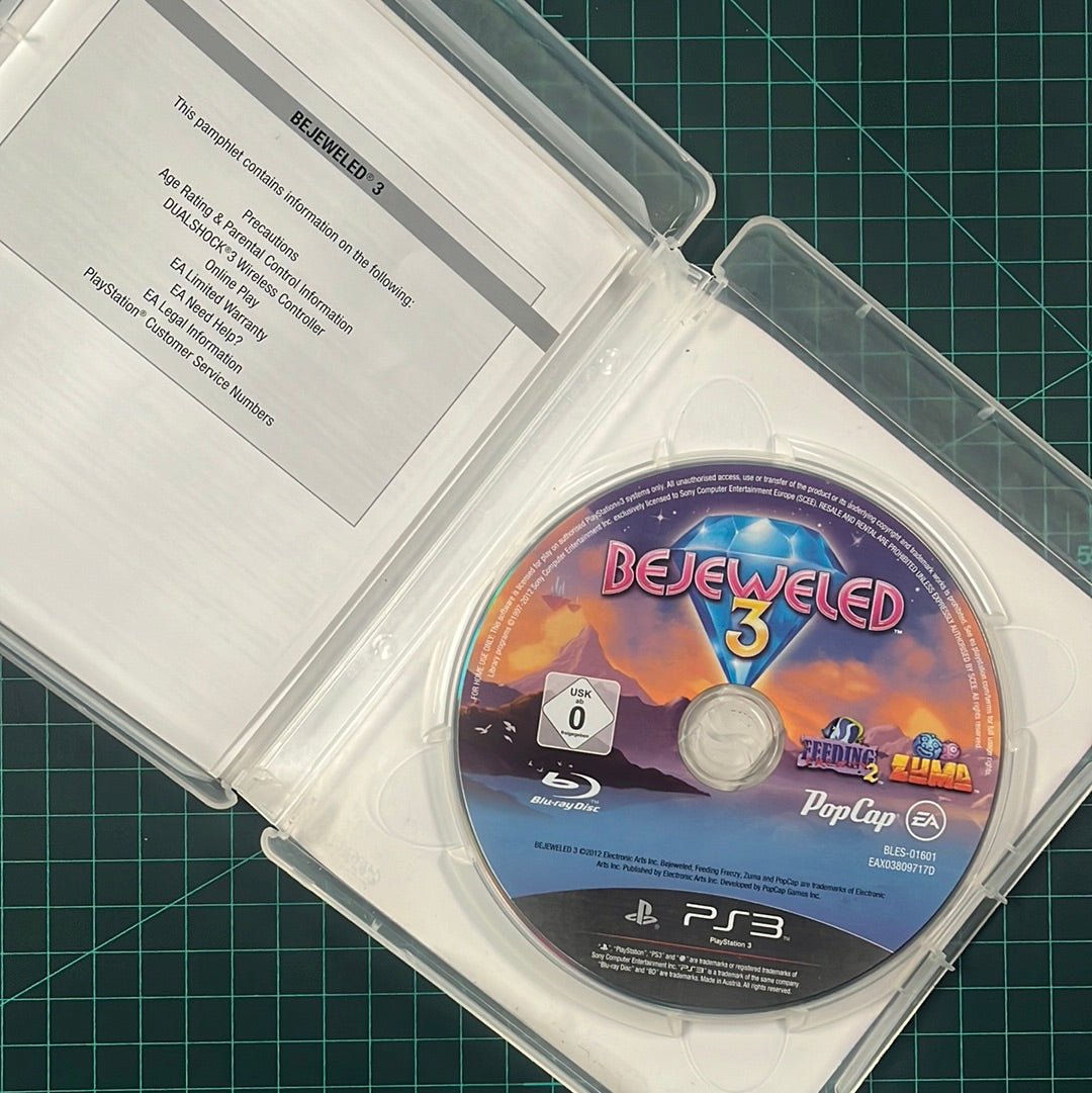 Bejeweled 3 | Includes Bonus Games | PlayStation 3 | PS3 | Used Game - RetroguySA