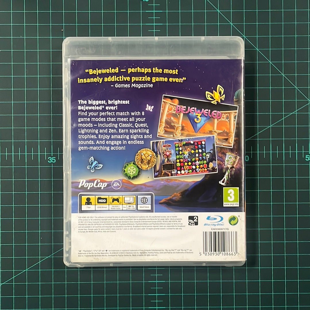 Bejeweled 3 | Includes Bonus Games | PlayStation 3 | PS3 | Used Game - RetroguySA