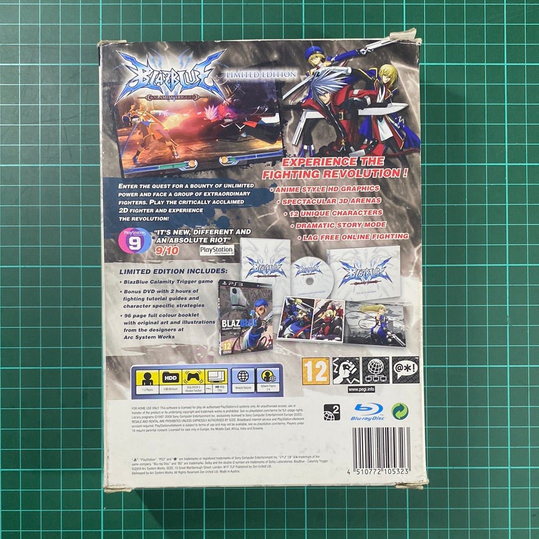 Blazblue: Calamity Trigger | Limited Edition | Box Set | PS3 | PlayStation 3 | Used Game - RetroguySA
