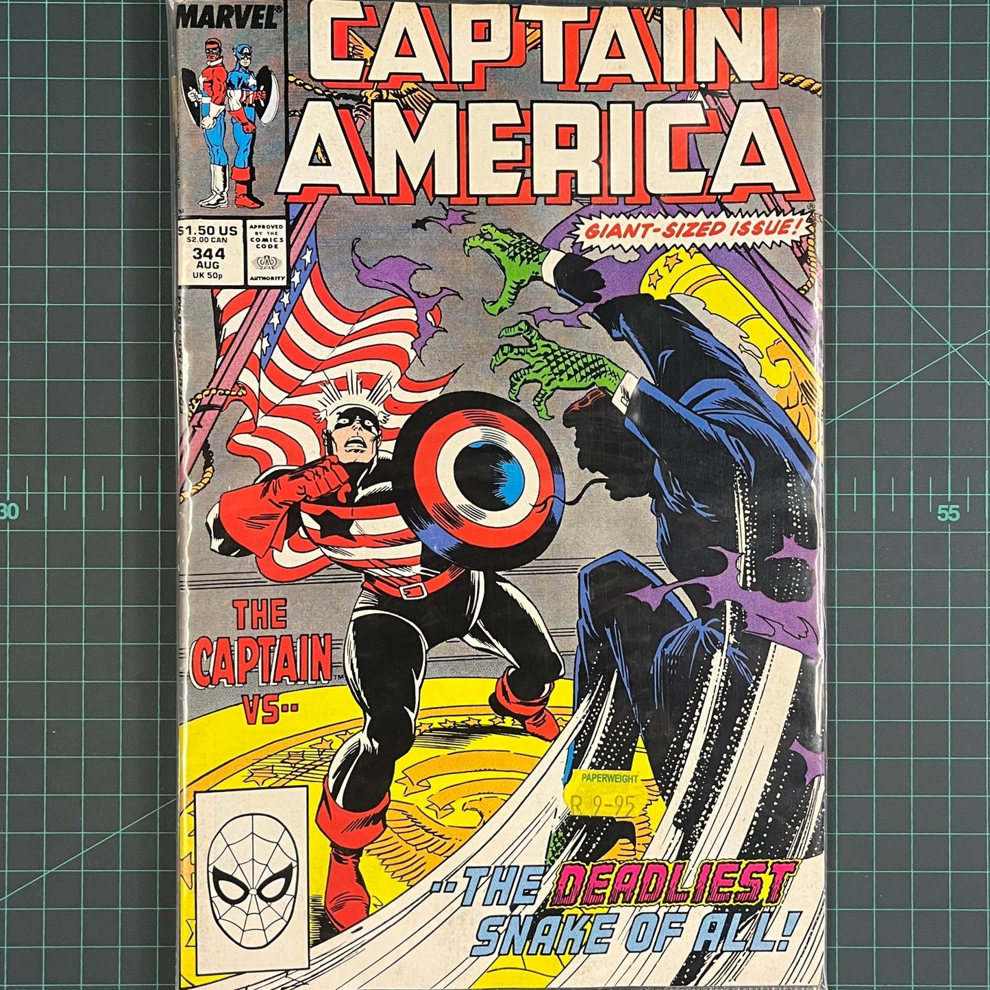 Captain America #344 | 1988 | Comic | Marvel | Comic Book - RetroguySA