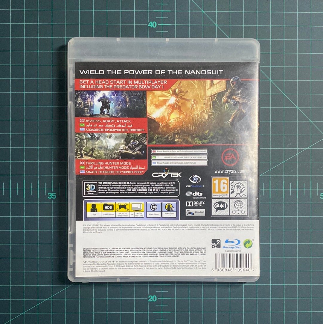 Crysis 3: Hunter Edition | PlayStation 3 | PS3 | Used Game | No manual - RetroguySA