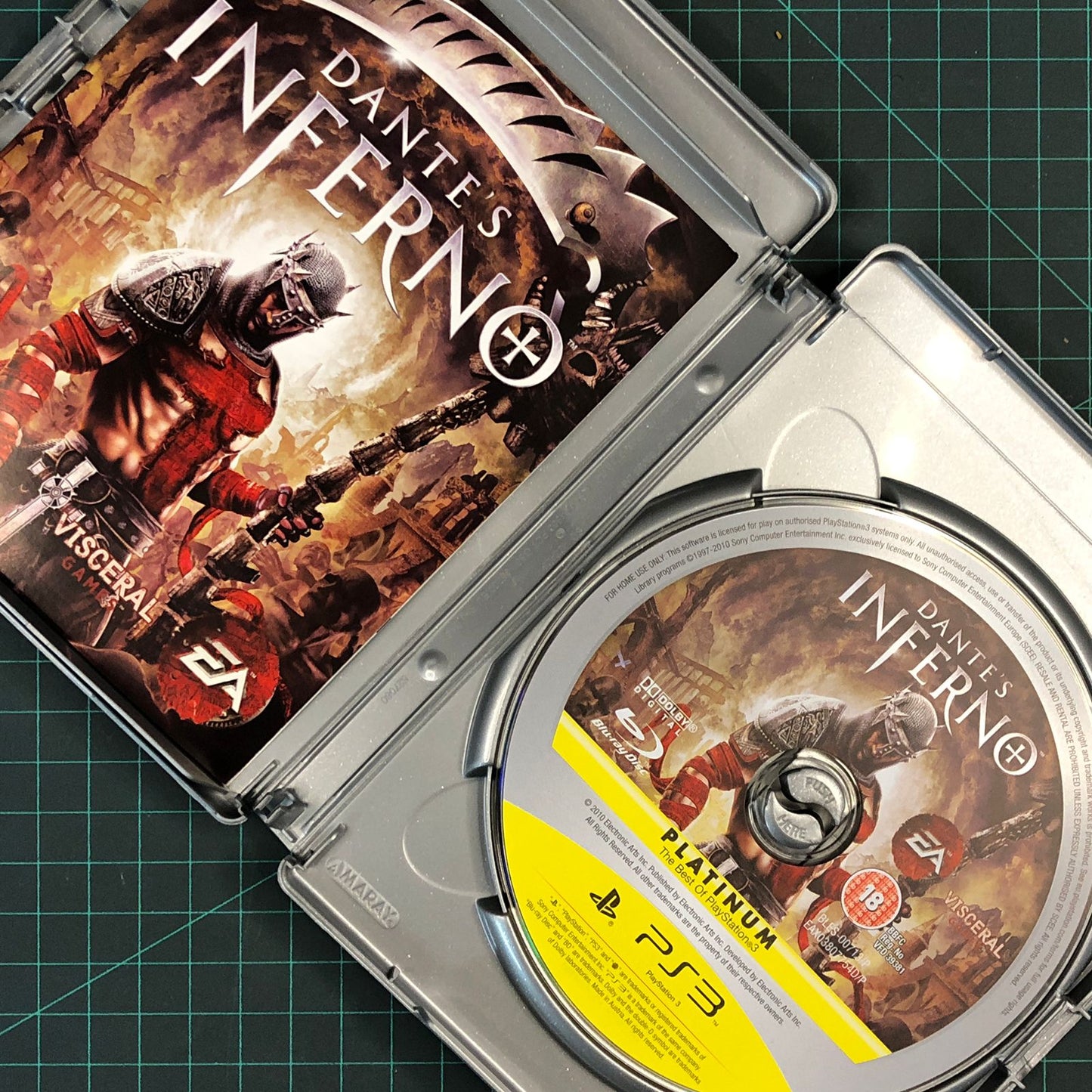 Dante's Inferno | Platinum | Playstation 3 | PS3 | Used Game - RetroguySA