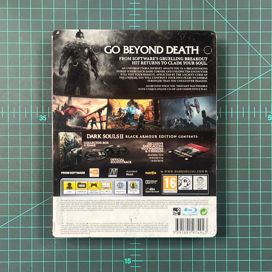 Dark Souls 2: Black Armour Edition | PS3 | PlayStation 3 | Steelbook | Used game - RetroguySA