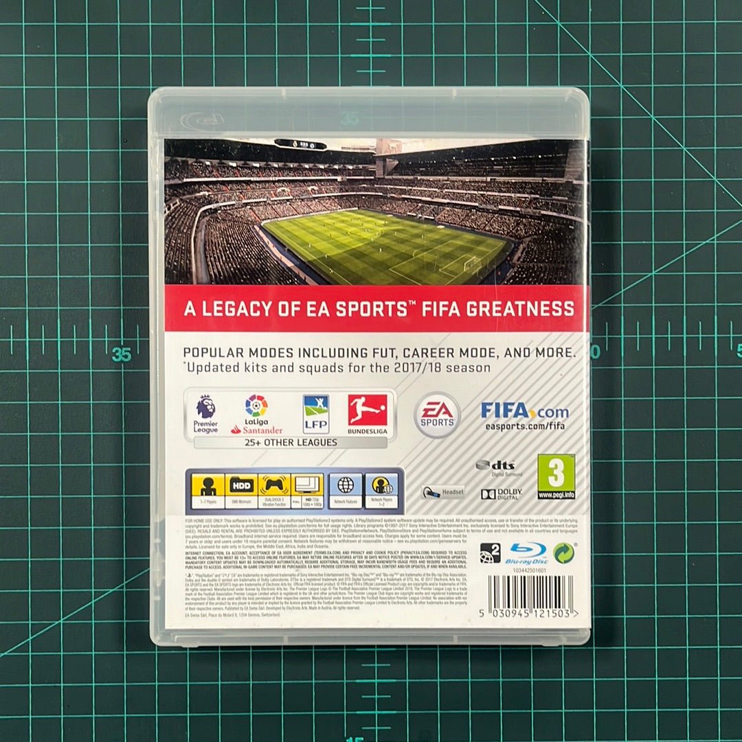 FIFA 18 | PS3 | PlayStation 3 | Used game - RetroguySA