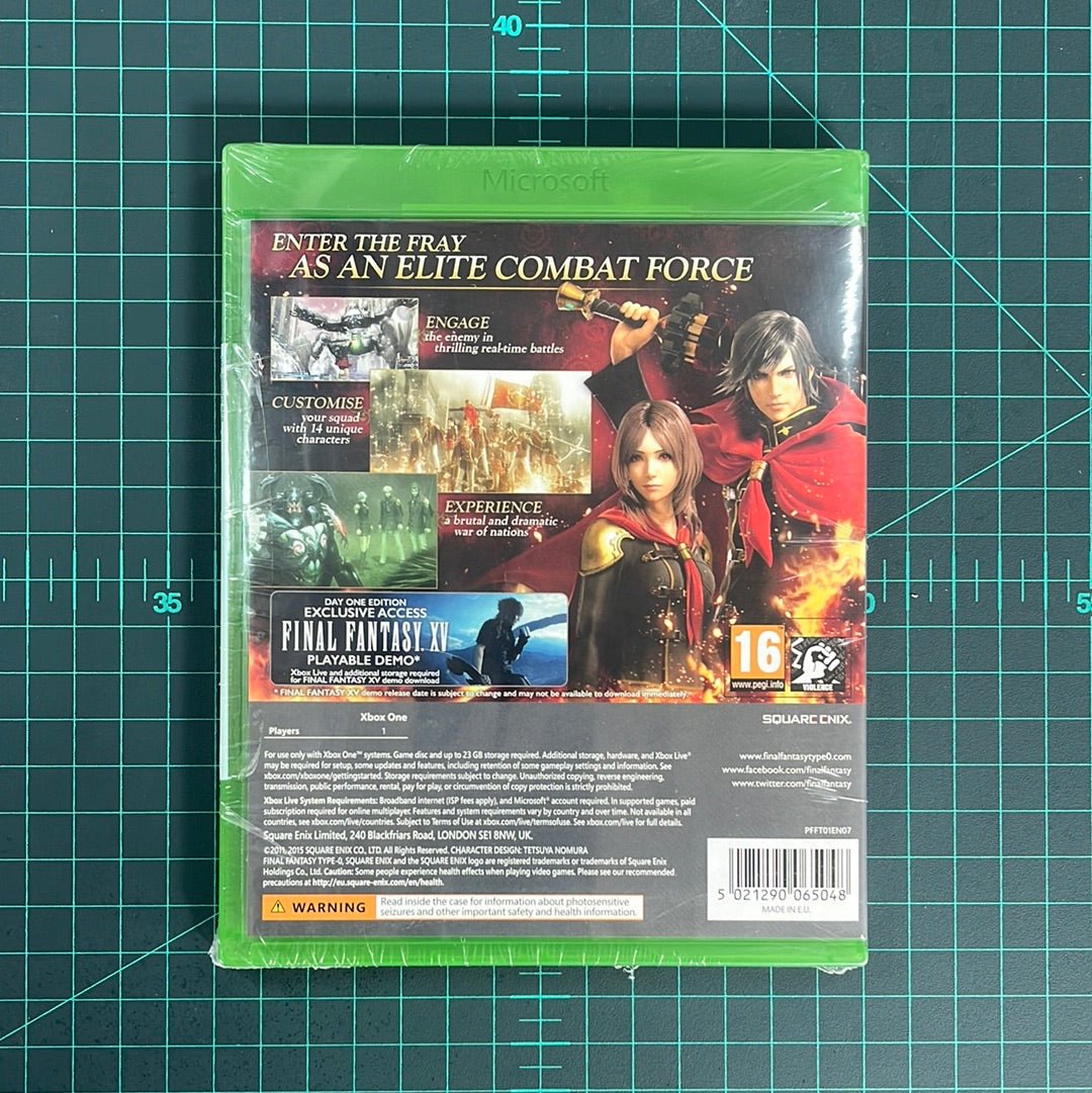 Final Fantasy Type - 0 HD | XBOX ONE | New Sealed - RetroguySA