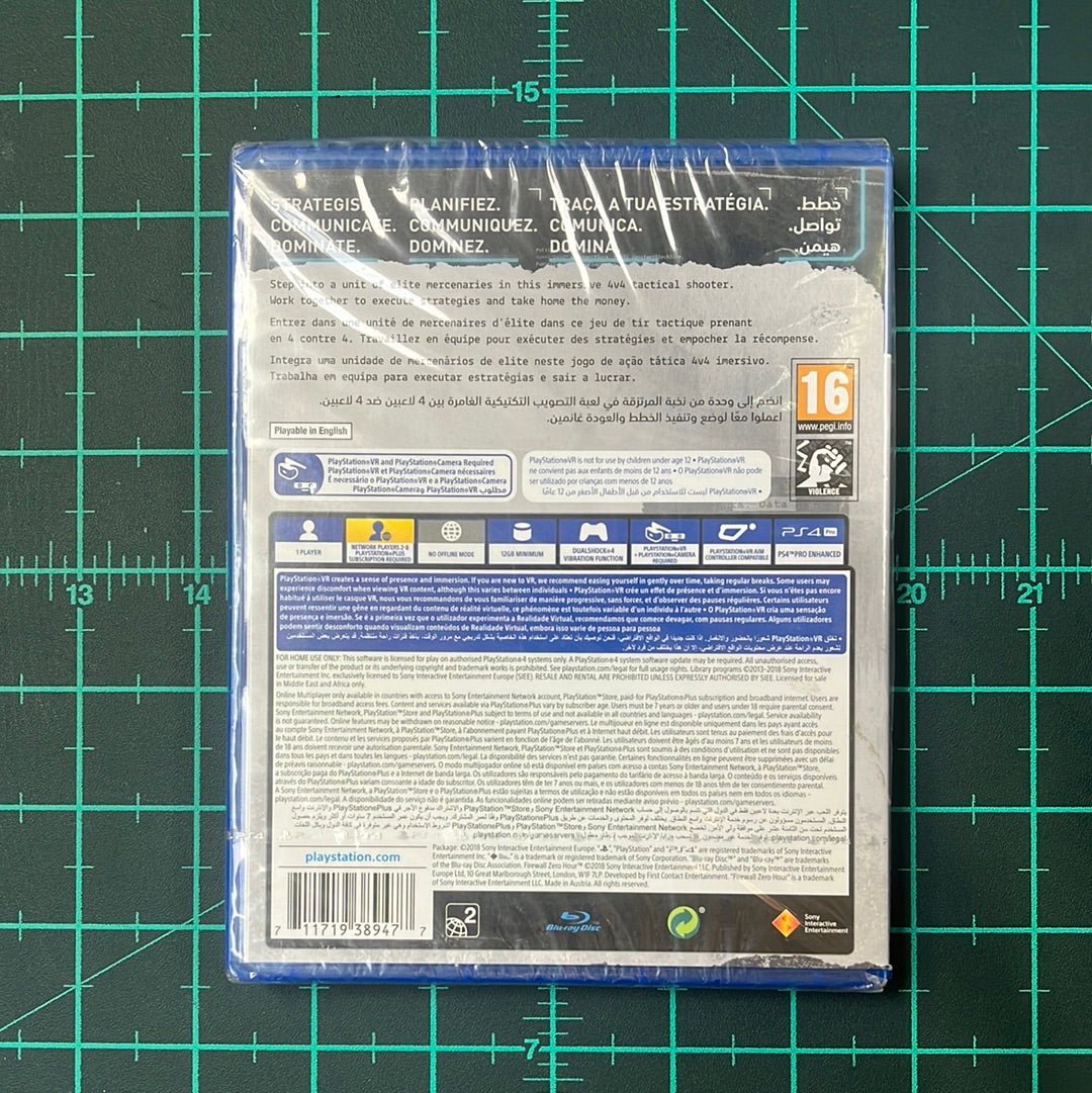 Firewall: Zero Hour | Playstation 4 | PS4 | New Game Sealed - RetroguySA