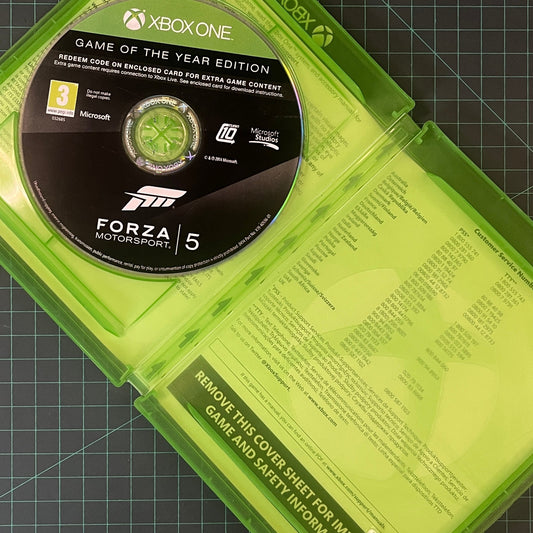 Forza 5 Motorsport | Xbox One | Used Game | No Manual - RetroguySA