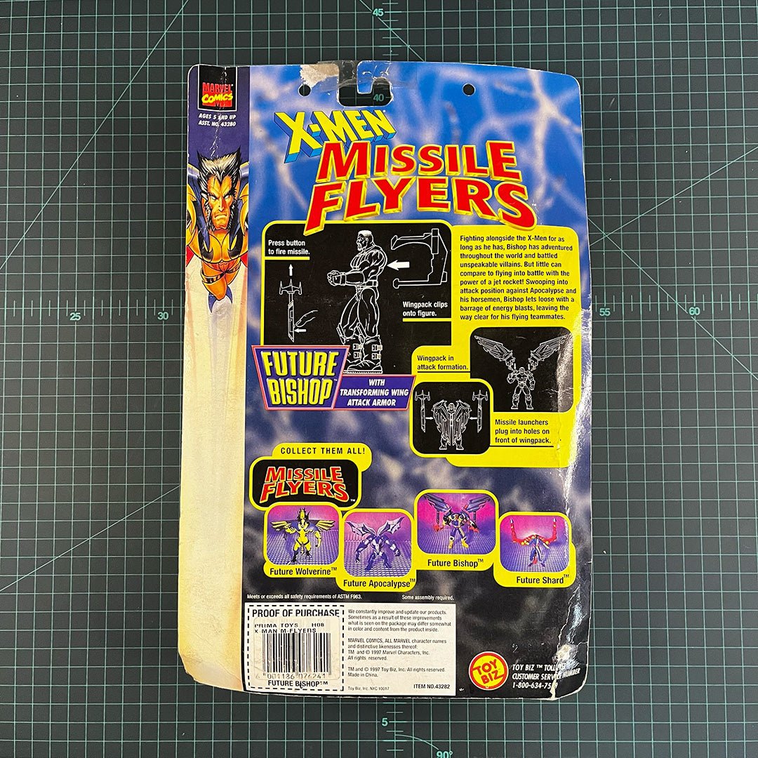 Future Bishop | X - Men: Missile Flyers | 1997 | Toy Biz | Figurine | Collectible | Toy | New - RetroguySA