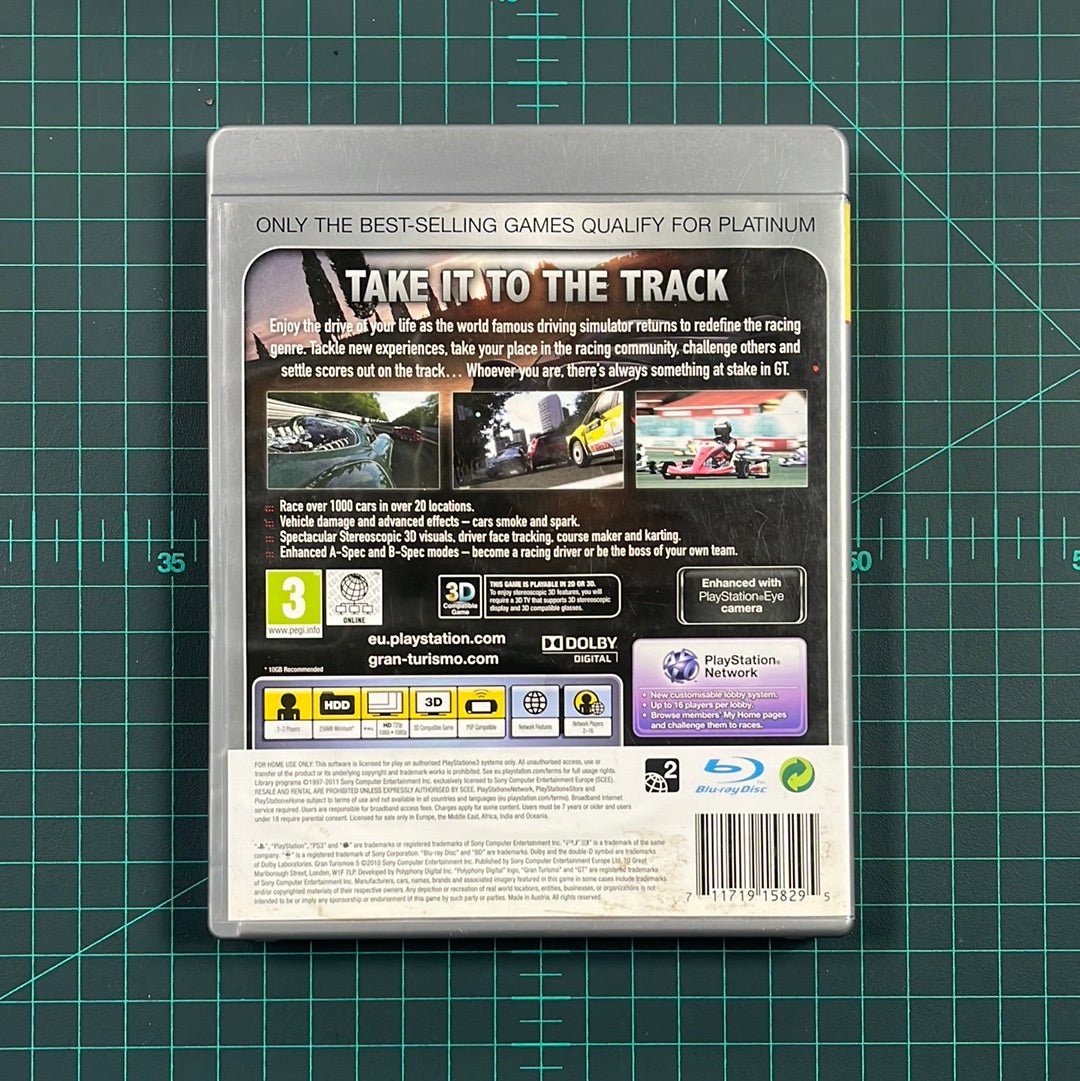 Gran Turismo 5 | PS3 | PlayStation 3 | Platinum | Used Game - RetroguySA