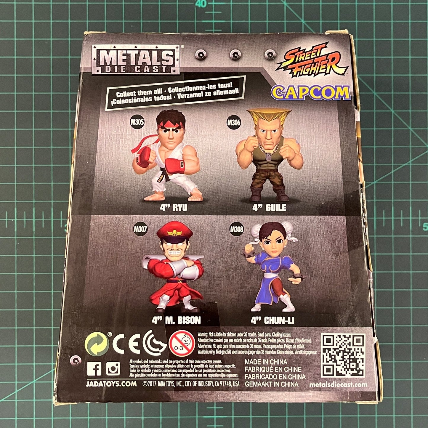 Guile | Street Fighter | M306 | Die Cast Metal | Jada Toys | Figurine | Collectible | Toy | CIB - RetroguySA