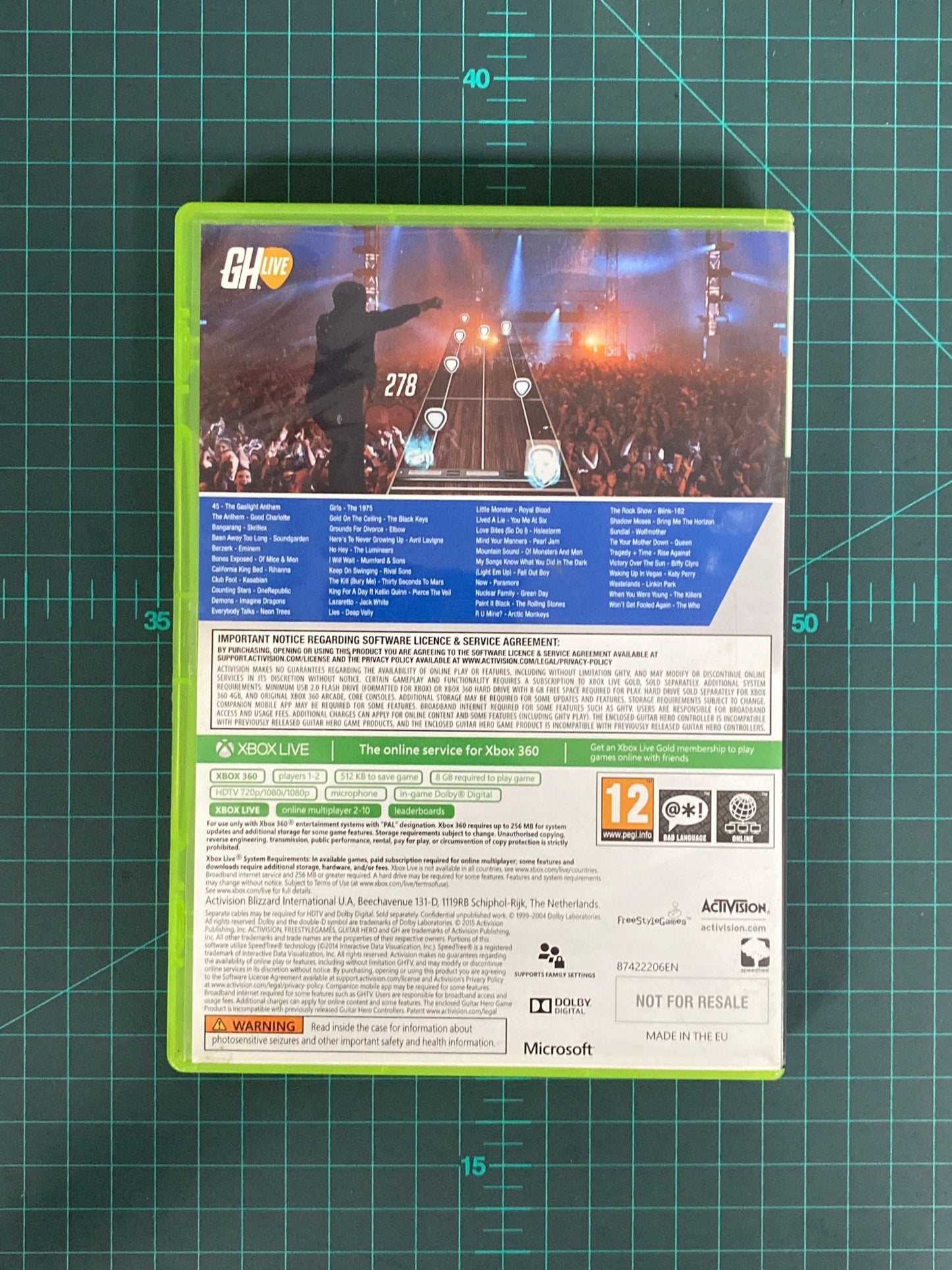 Guitar Hero: Live | XBOX 360 | Used Game | Not for resale - RetroguySA