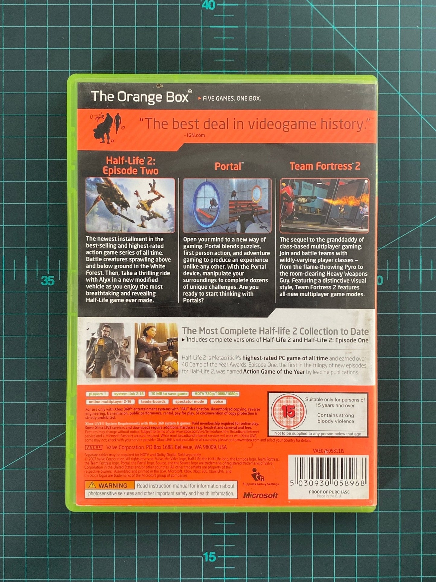 Half - Life 2: The Orange Box | XBOX 360 | Used Game - RetroguySA