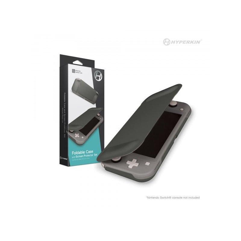 Hyperkin Foldable Case and Screen Protector Set For Switch Lite - Gray - RetroguySA