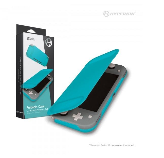 Hyperkin Foldable Case and Screen Protector Set For Switch Lite - Turquoise - RetroguySA