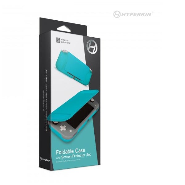 Hyperkin Foldable Case and Screen Protector Set For Switch Lite - Turquoise - RetroguySA