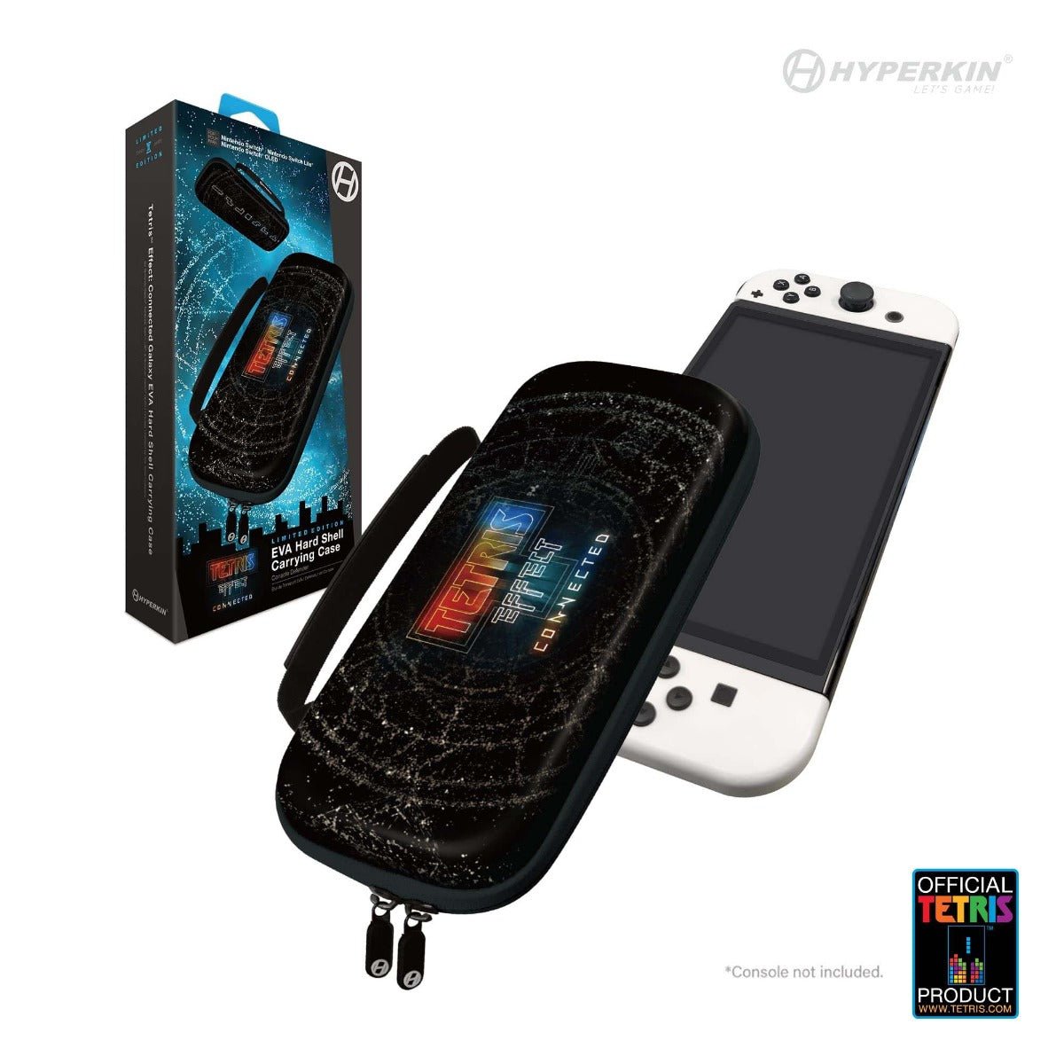 Hyperkin Limited Edition Official Tetris EVA Hard Shell Carrying Case - Tetris Effect Connected Galaxy - RetroguySA
